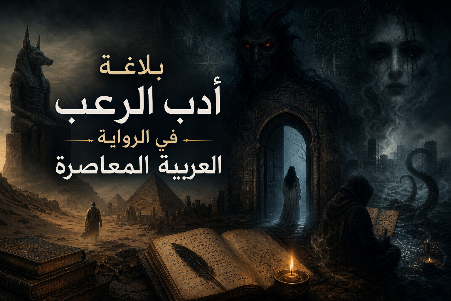 صورة توضيحية لبلاغة أدب الرعب في الرواية العربية المعاصرة صورة عن بلاغة أدب الرعب في الرواية العربية المعاصرة