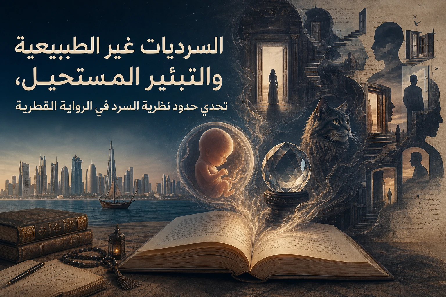 صورة عن السرديات غير الطبيعية والتبئير المستحيل، تحدي حدود نظرية السرد في الرواية القطرية