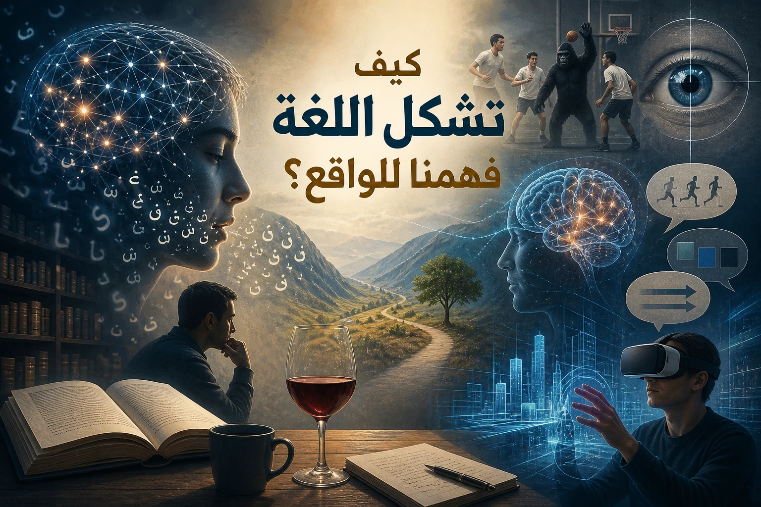 صورة توضيحية لكيف تشكل اللغة فهمنا للواقع؟ صورة عن كيف تشكل اللغة فهمنا للواقع؟