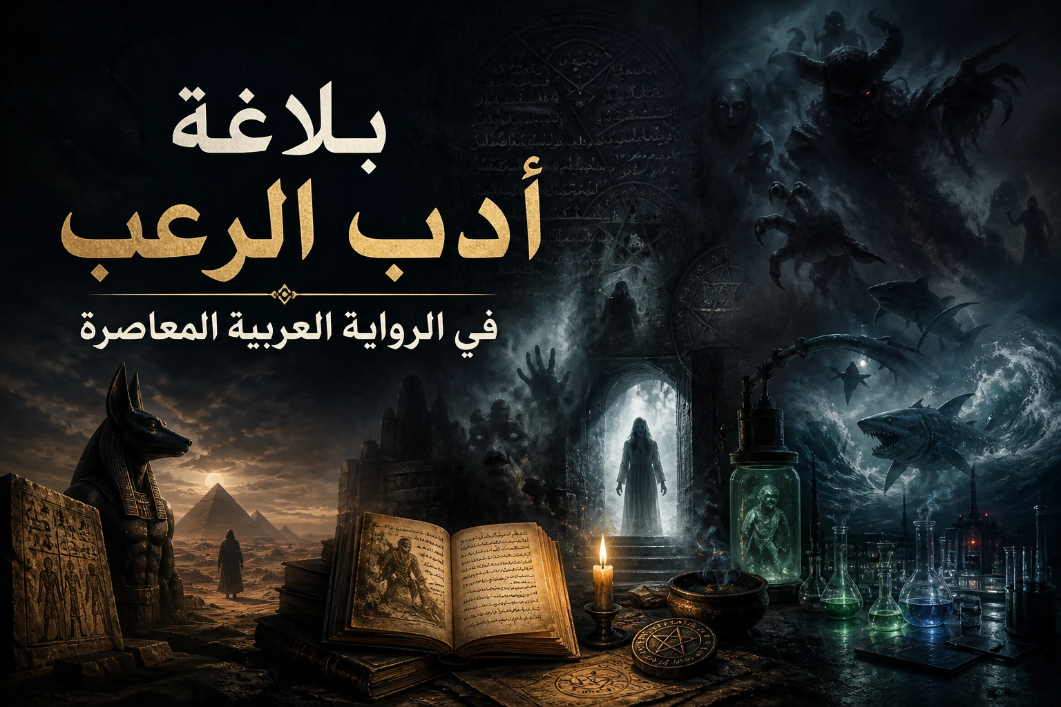 صورة توضيحية لبلاغة أدب الرعب في الرواية العربية المعاصرة صورة عن بلاغة أدب الرعب في الرواية العربية المعاصرة