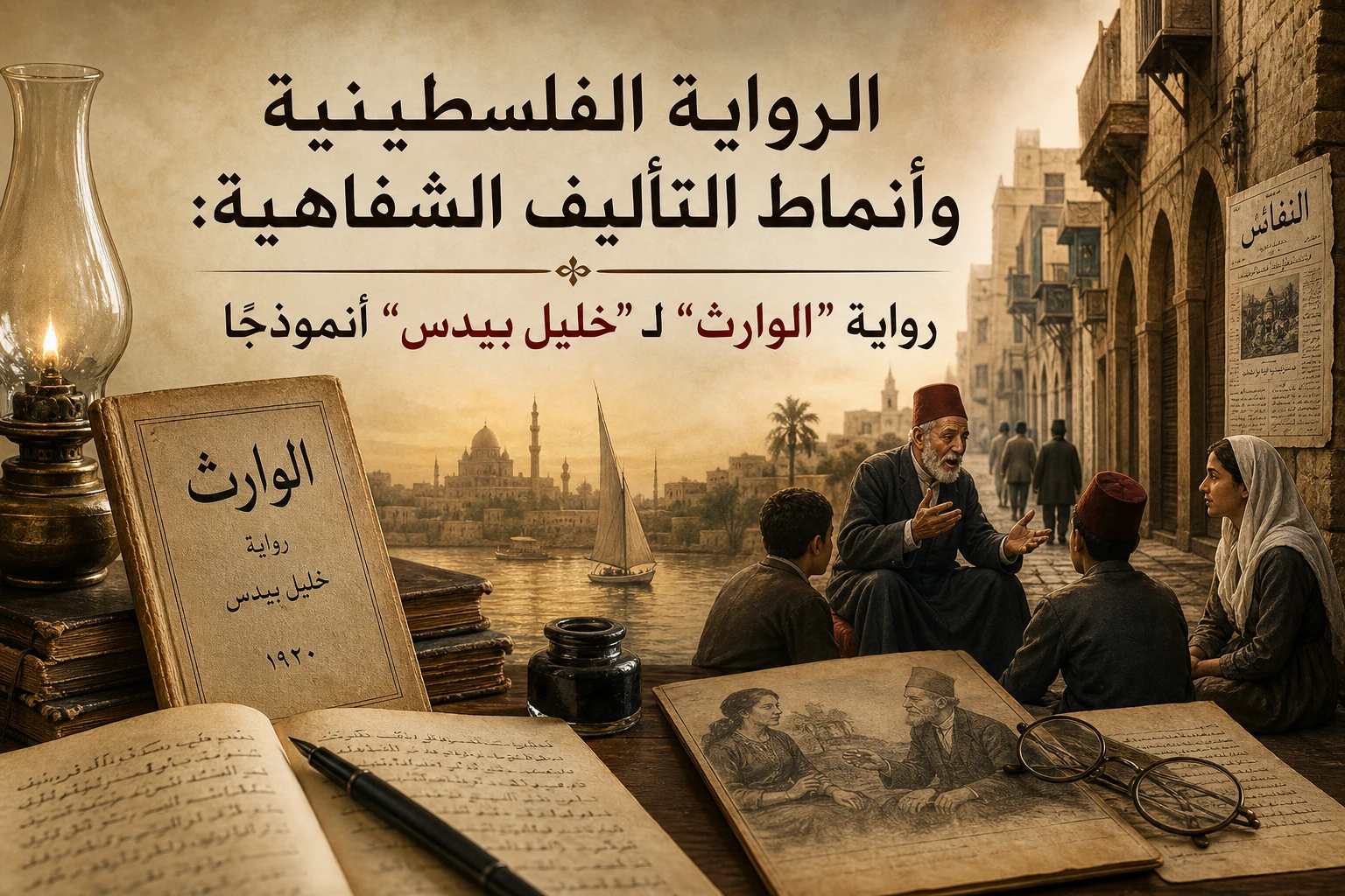 صورة توضيحية لالرواية الفلسطينية وأنماط التأليف الشفاهية: رواية "الوارث" لـ "خليل بيدس" أنموذجًا صورة عن الرواية الفلسطينية وأنماط التأليف الشفاهية: رواية "الوارث" لـ "خليل بيدس" أنموذجًا