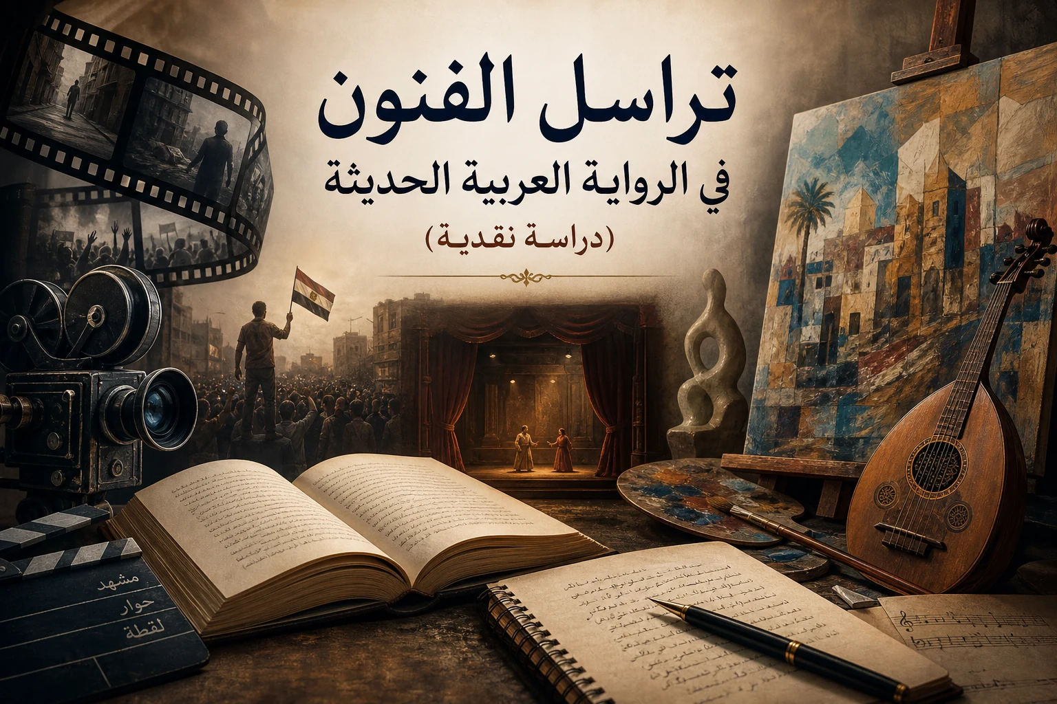 تراسل الفنون في الرواية العربية الحديثة (دراسة نقدية) غلاف بحث تراسل الفنون في الرواية العربية الحديثة دراسة نقدية